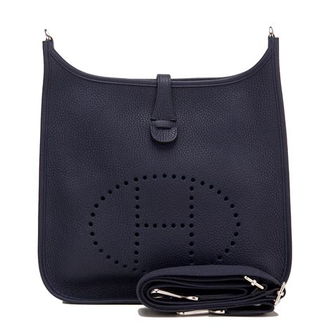 hermes evelyne bag bleu nuit|evelyn hermes bags for sale.